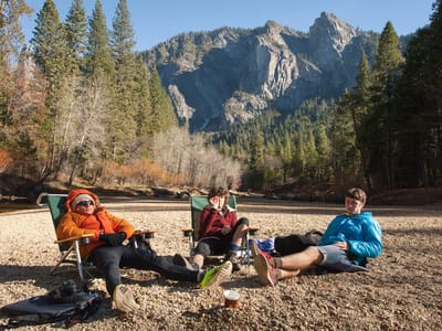 Yosemite National Park: Relaxing at Sentinel Beach