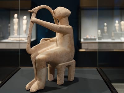 Getty Museums: Getty Villa Cycladic Harp Player