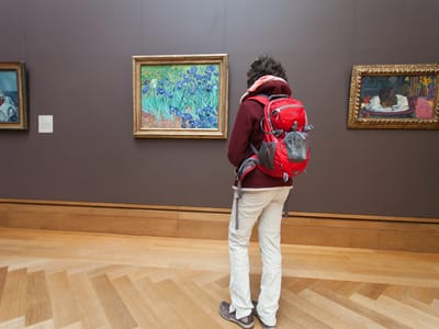 Getty Museums: Lolo with Van Gogh’s Irises
