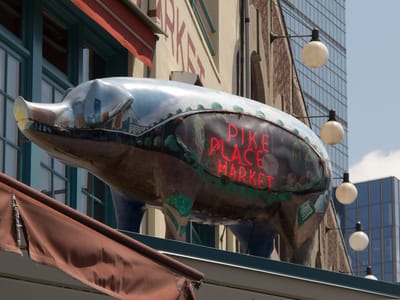 Seattle: Pike Place Market Pig Sculpture