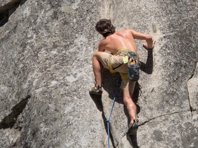 Yosemite National Park: Andrew Climbing