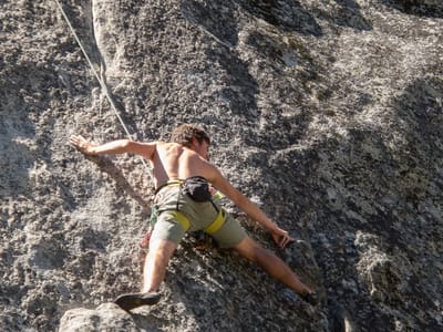 Yosemite National Park: Tom Climbing