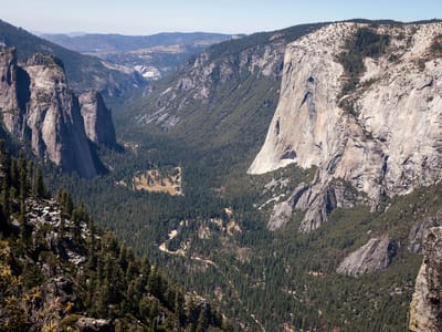 Yosemite National Park: El Capitan View from Pohono Trail