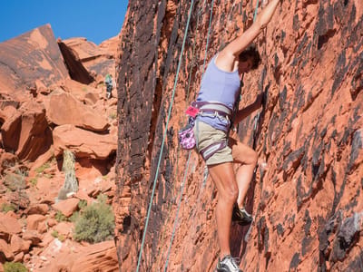 Red Rock Canyon National Conservation Area: Lolo Climbing at Red Rock - TJG