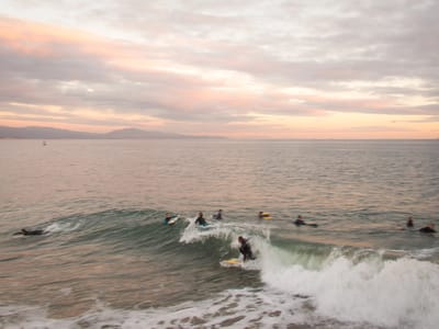 Carpinteria State Beach / Santa Barbara: Santa Barbara Beach Surfers
