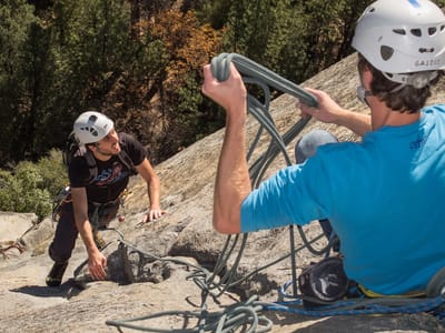 Yosemite National Park: Andrew and Tommy on Nutcracker