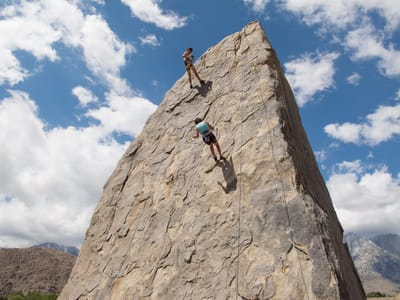 Eastern Sierra - South (Mammoth Lakes, Bishop, and Lone Pine): Lolo on Shark Fin