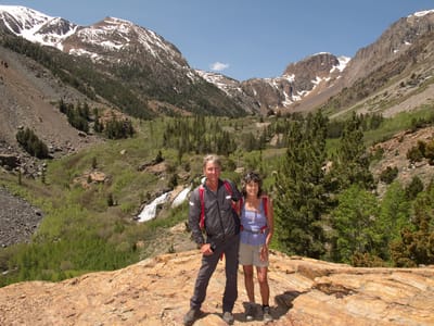 Eastern Sierra - North (June Lake, Lee Vining, Yosemite, and Bridgeport): Lolo and Herb at Lundy Canyon