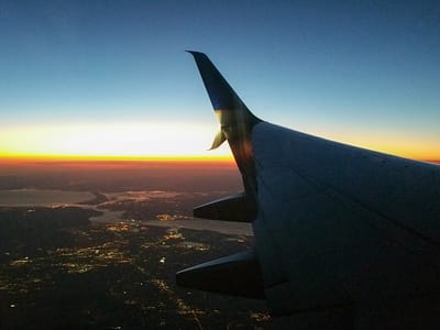 San Francisco and Flight Home: Red-Eye Flight Home