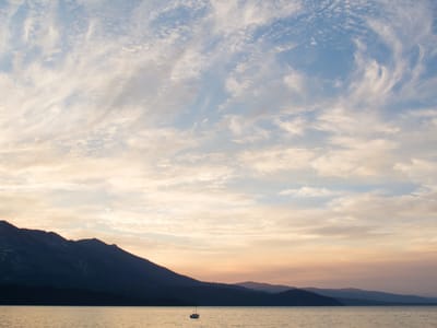 South Lake Tahoe area: Fallen Leaf Lake Sky