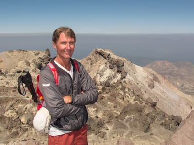 Lassen Volcanic National Park: Herb at Lassen Peak Overlook