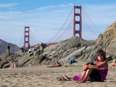 Sebastopol and Side Trips to San Francisco, Sonoma, Napa, and Marin Counties: Lolo at Baker Beach