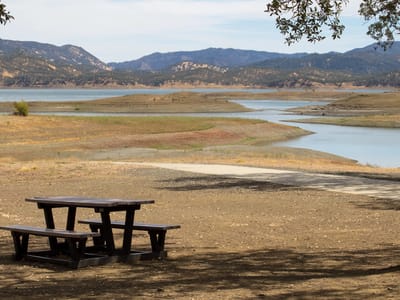 Sebastopol and Side Trips to San Francisco, Sonoma, Napa, and Marin Counties: Lake Berryessa Dry Boat Launch Ramp
