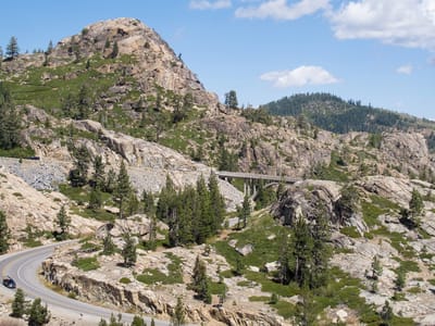 Truckee: Rainbow Bridge and School Rock