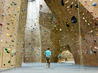 Campland on the Bay and San Diego Side Trips: Mesa Rim Rock Climbing Gym