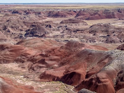Petrified Forest National Park: Painted Desert at Petrified Forest NP