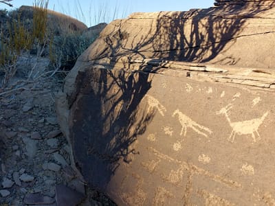 Petrified Forest National Park: Pueblo art