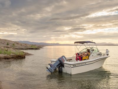 Lake Mead National Recreation Area: Sunset in Boulder Basin