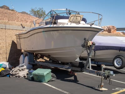 Lake Mead National Recreation Area: Tucking the boat away for awhile