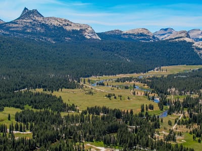 Yosemite - Tuolumne Meadows: View from atop Lembert Dome