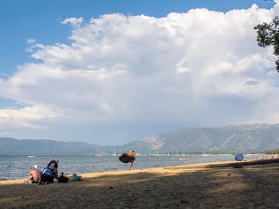South Lake Tahoe Area: Camp Richardson Beach on Lake Tahoe