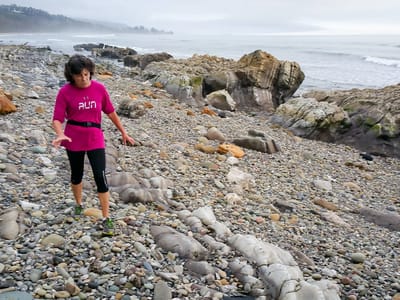 Carpinteria Beach / Solvang: Run (kind of) along Carpinteria Beach