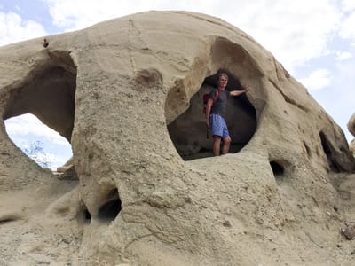 Anza-Borrego State Park: Herb in Wind Caves