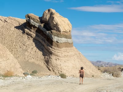 Anza-Borrego State Park: Layer Cake formation in Fish Creek Wash