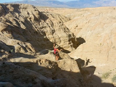 Anza-Borrego State Park: Approach to \"The Slot\"