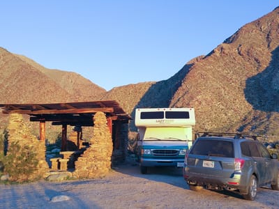 Anza-Borrego State Park: Our lovely campsite