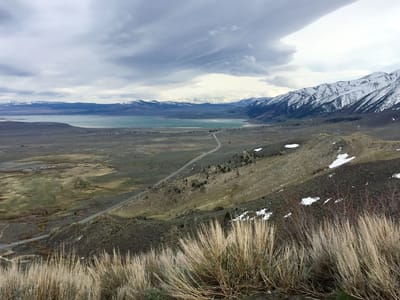 Lee Vining (Mono Lake): Approach to Mono Lake