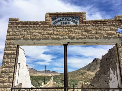Rhyolite: Rhyolite Ghost Town