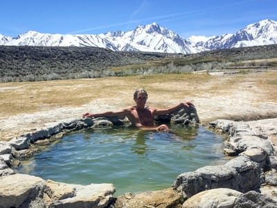 Long Valley Primitive Hot Springs: Herb in the Crab Cooker