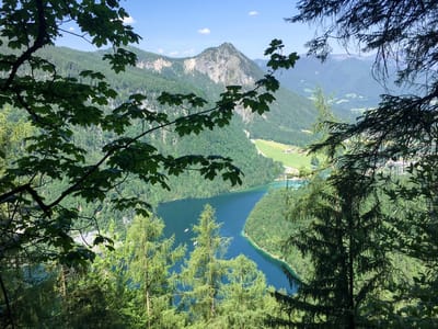 Berchtesgaden National Park: Glimpses of the Konigsee at the start of our Jenner hike