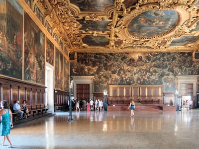 Venice: Sala del Maggiore Consiglio in the Doge's Palace