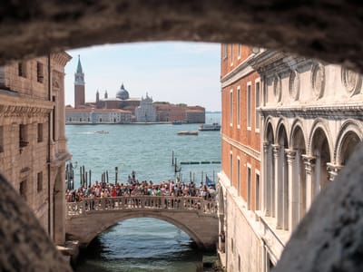 Venice: Prisoner's Eye View from the Bridge of Sighs