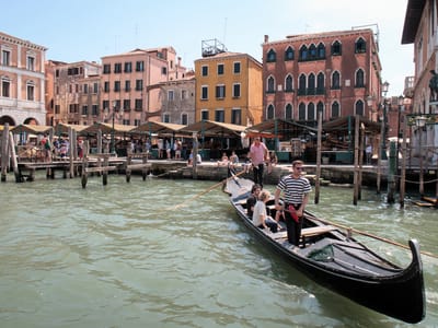 Venice: Gondola on the Grand Canal