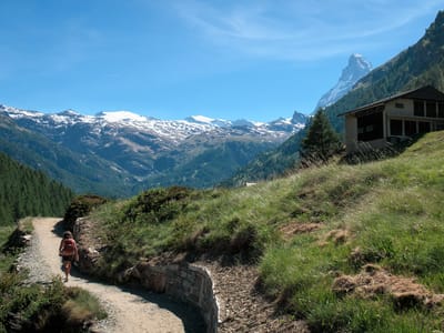 Zermatt and the Matterhorn: First peak of the Matterhorn