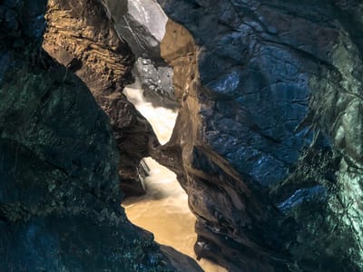 Stechelberg, Gimmelwald, and Murren: Trummelbach Falls
