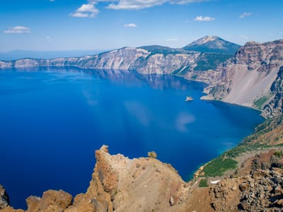 Crater Lake National Park: View from summit of Garfield Peak