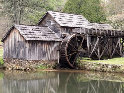 Skyline Drive to Fancy Gap: Mabry Mill
