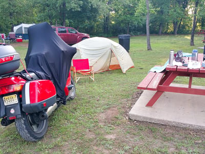 I40 to Oklahoma City: Motorcycle Camping in Oklahoma