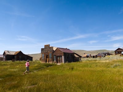Bodie State Historic Park: Lolo loose in Bodie
