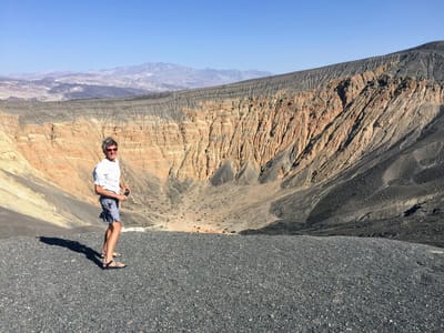 Death Valley - The Racetrack: Ubehebe Crater