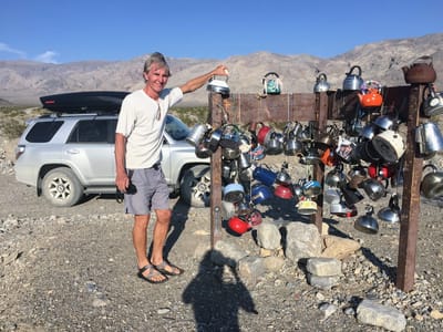 Death Valley - The Racetrack: Tea anyone?