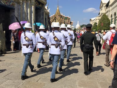 Bangkok: Changing of the Royal Guard at the Grand Palace
