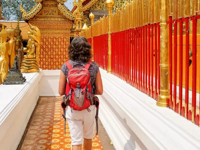 Chiang Mai: Inner Terrace of Wat Phrathat Doi Suthep