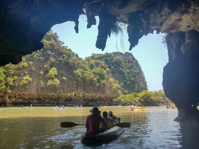 Patong Beach, Phuket Island: Sea caves