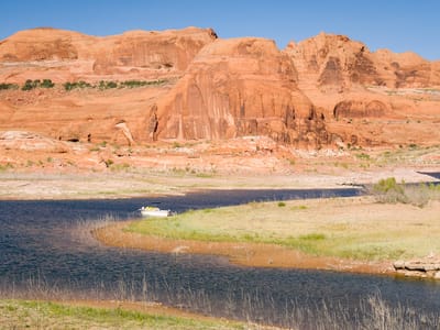 Lake Powell - Chuckwalla Springs Cove: Our campsite in Chuckwalla Springs Cove