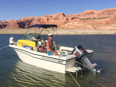 Page: Herb and his boat